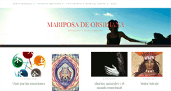 Desktop Screenshot of mariposadeobsidiana.com